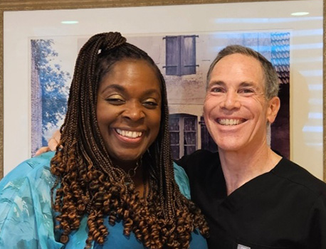 Happy Veneers patient